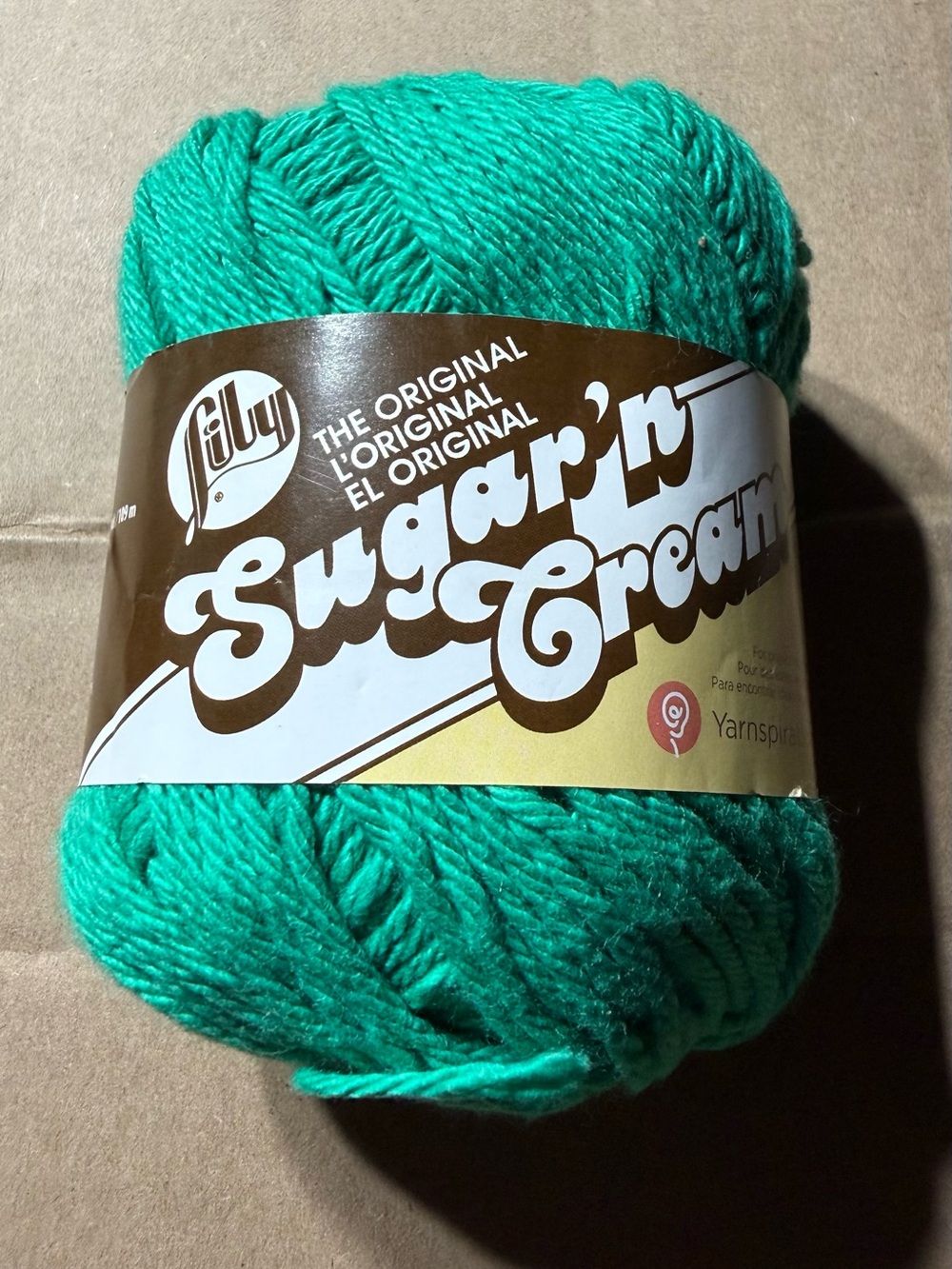Lily Sugar’n Cream Mod Green 100% Cotton Yarn